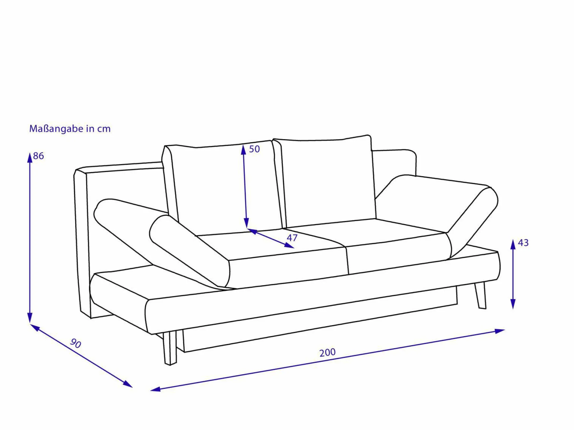 Schlafsofa Elastoform REIKO