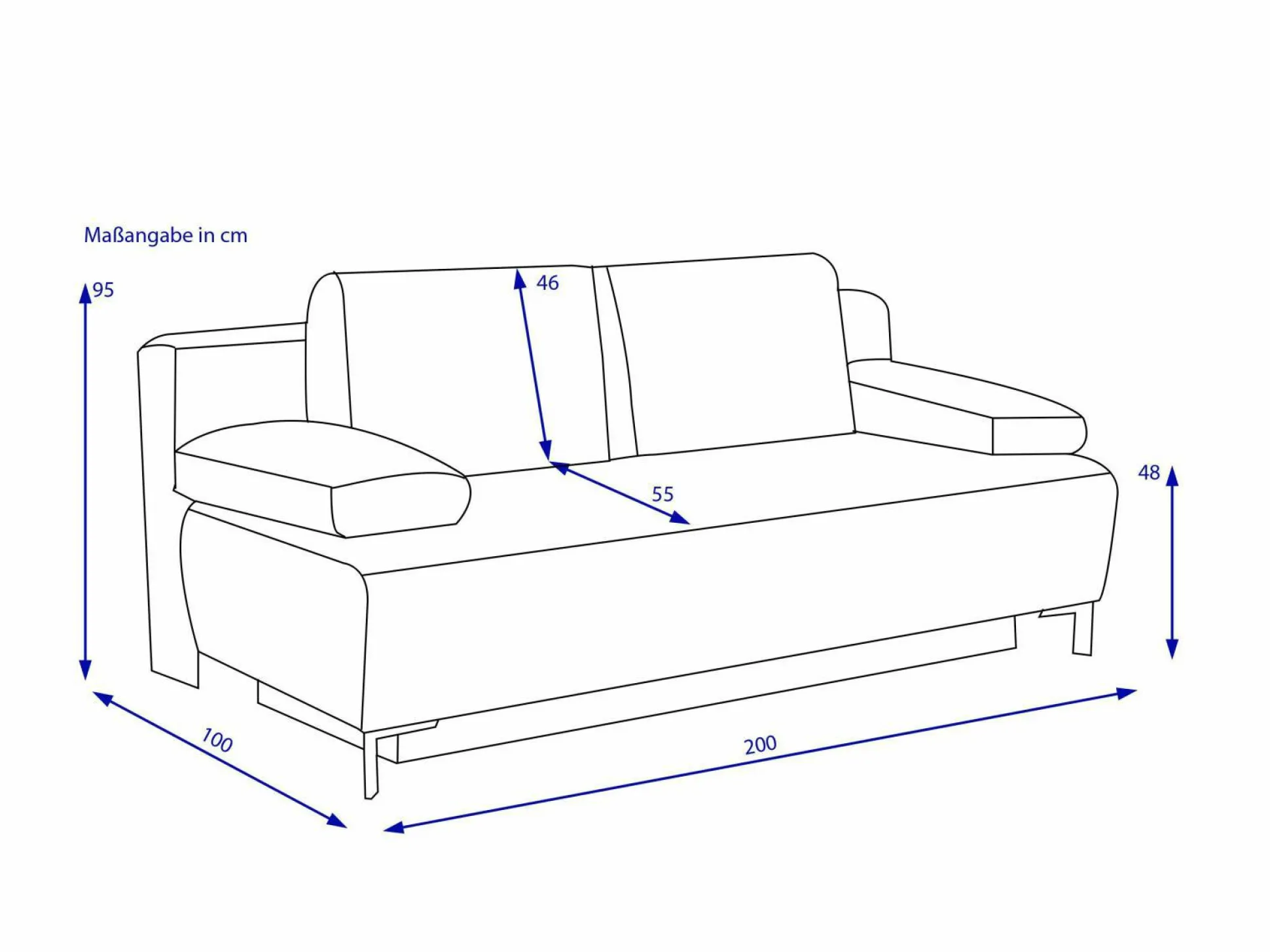 Schlafsofa Elastoform ROSI