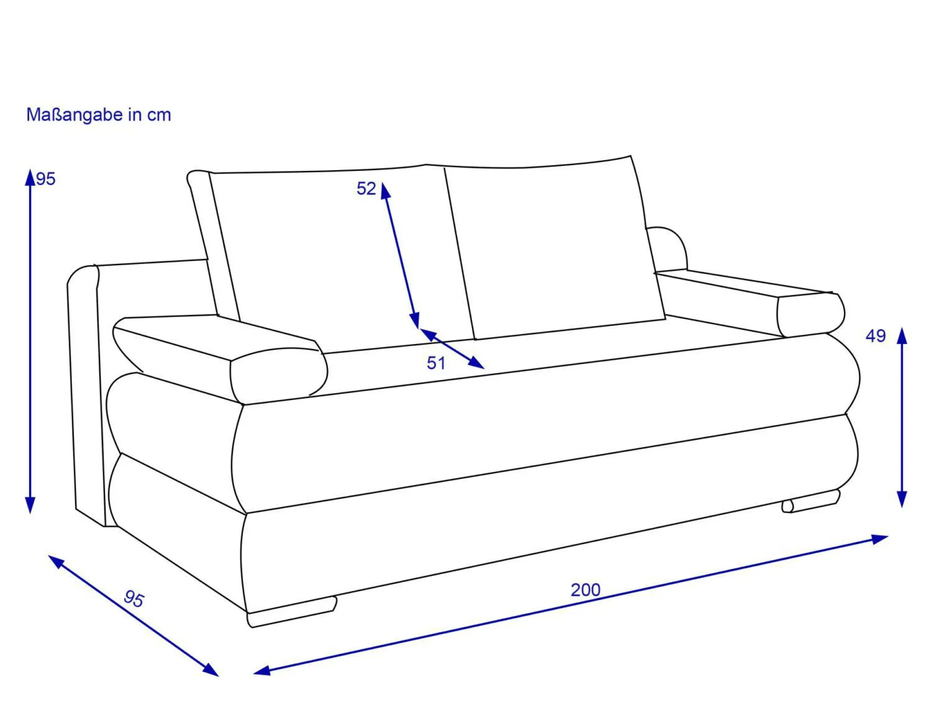Schlafsofa HARPER SUHIN