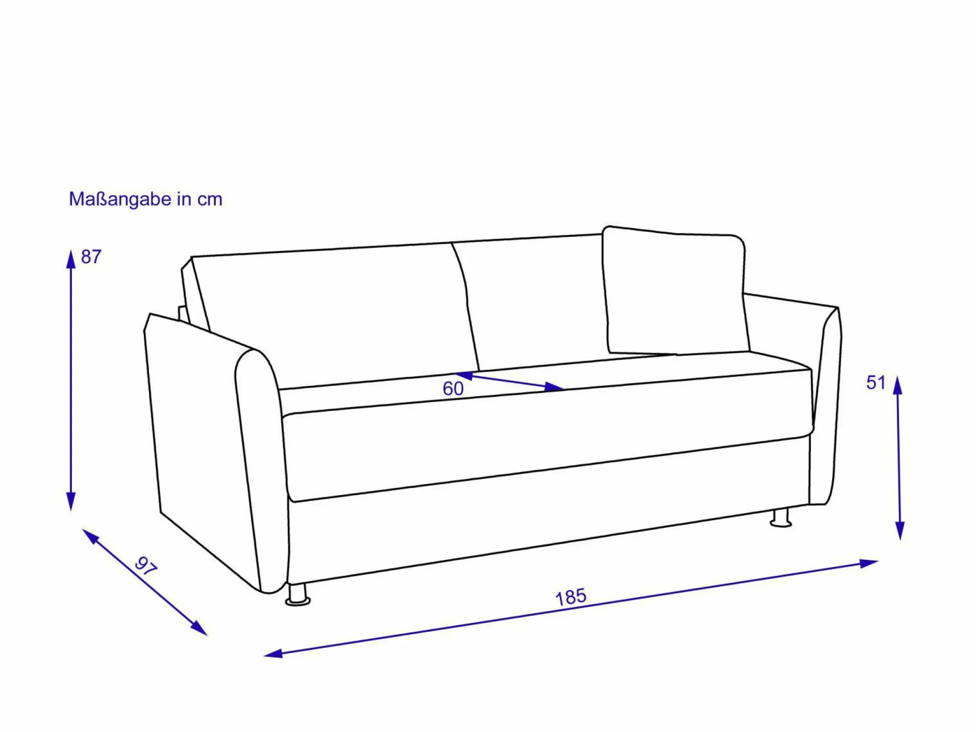 Schlafsofa Rolf Weber BONN