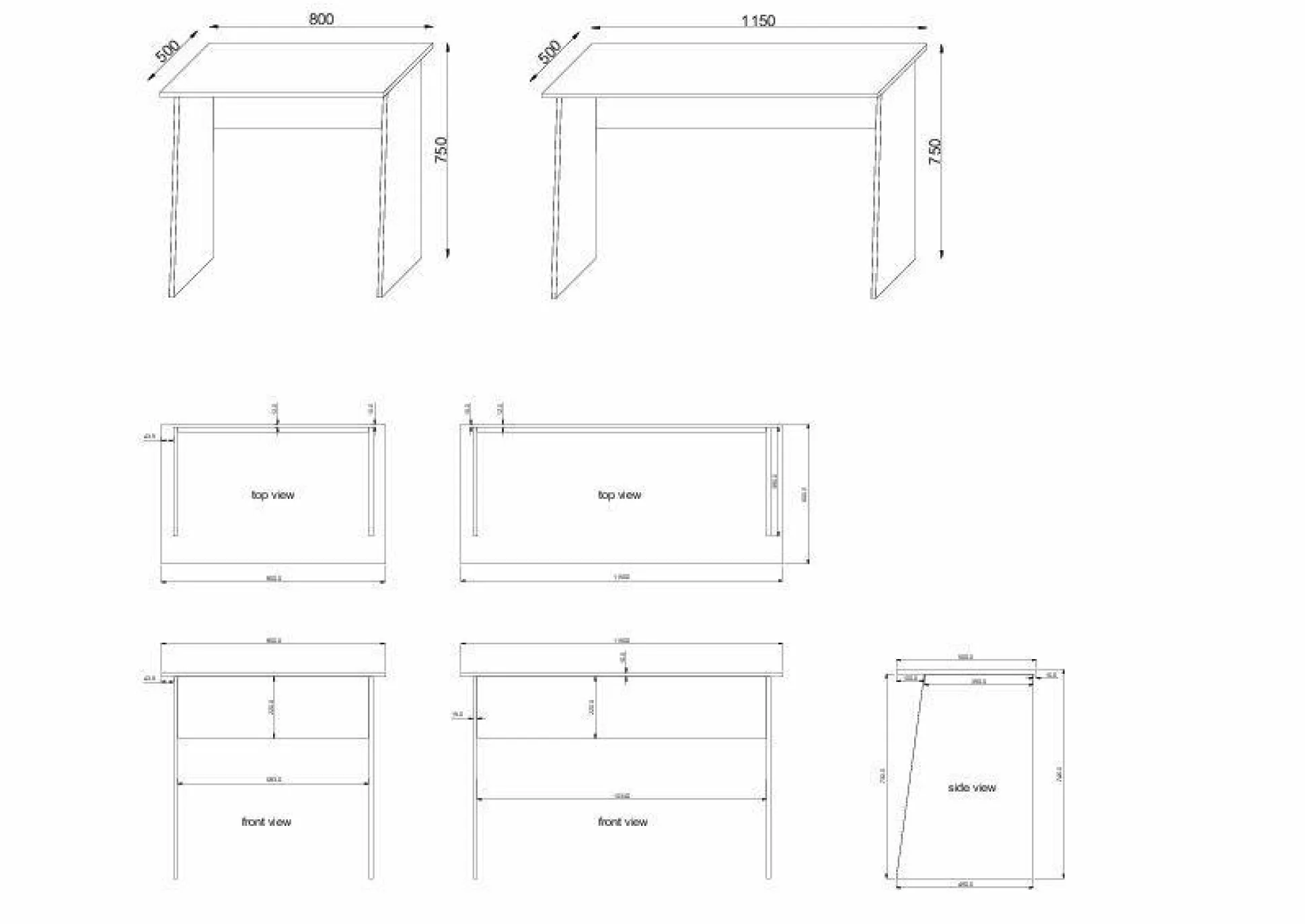 Schreibtisch MASOLA Maxi