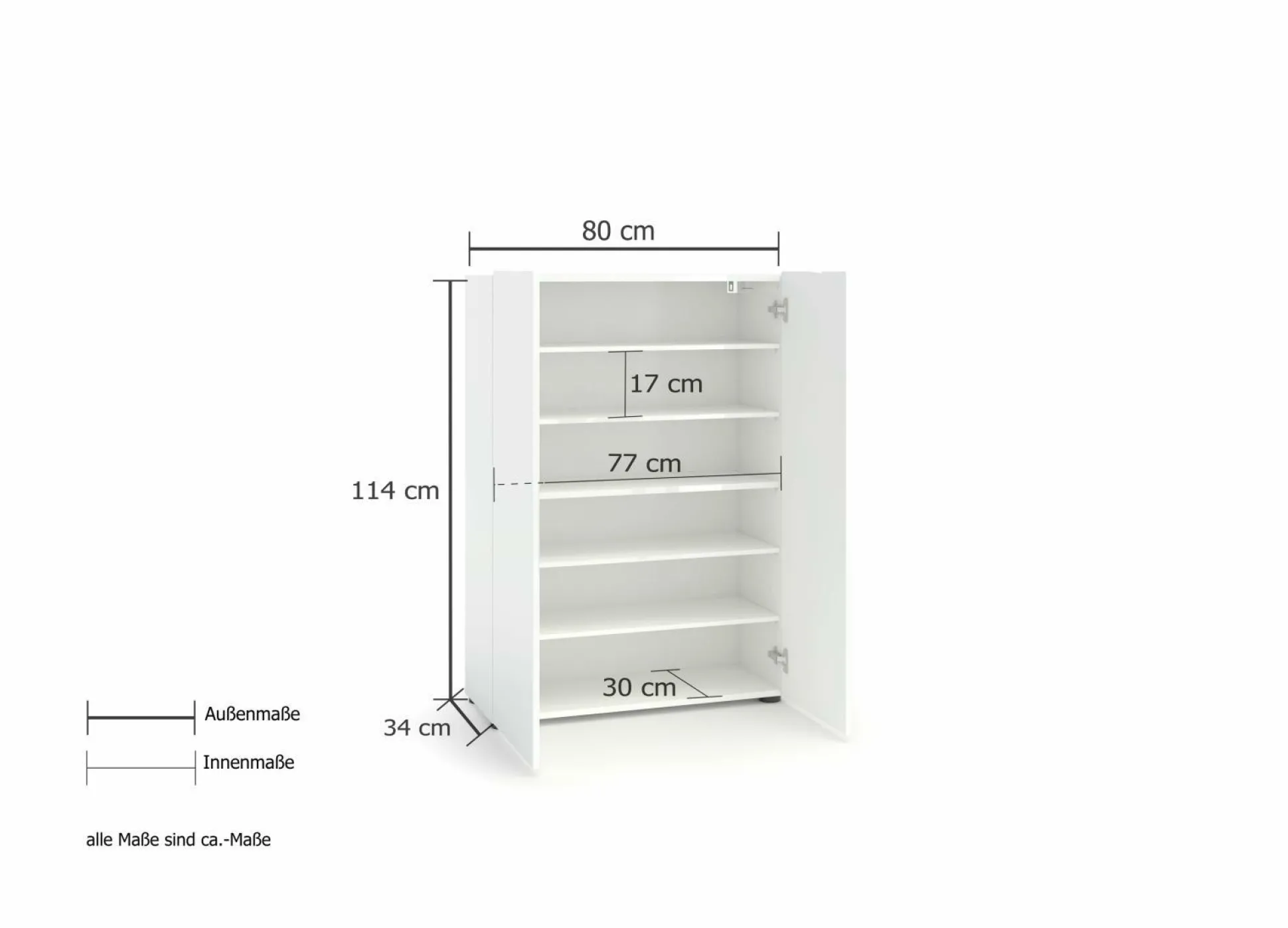 Schuhschrank MISTER BIANCO