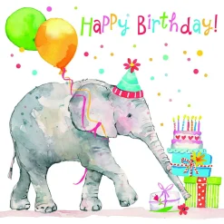 Servietten BIRTHDAY ELEPHANT