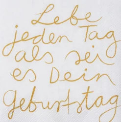 Servietten LEBE JEDEN TAG