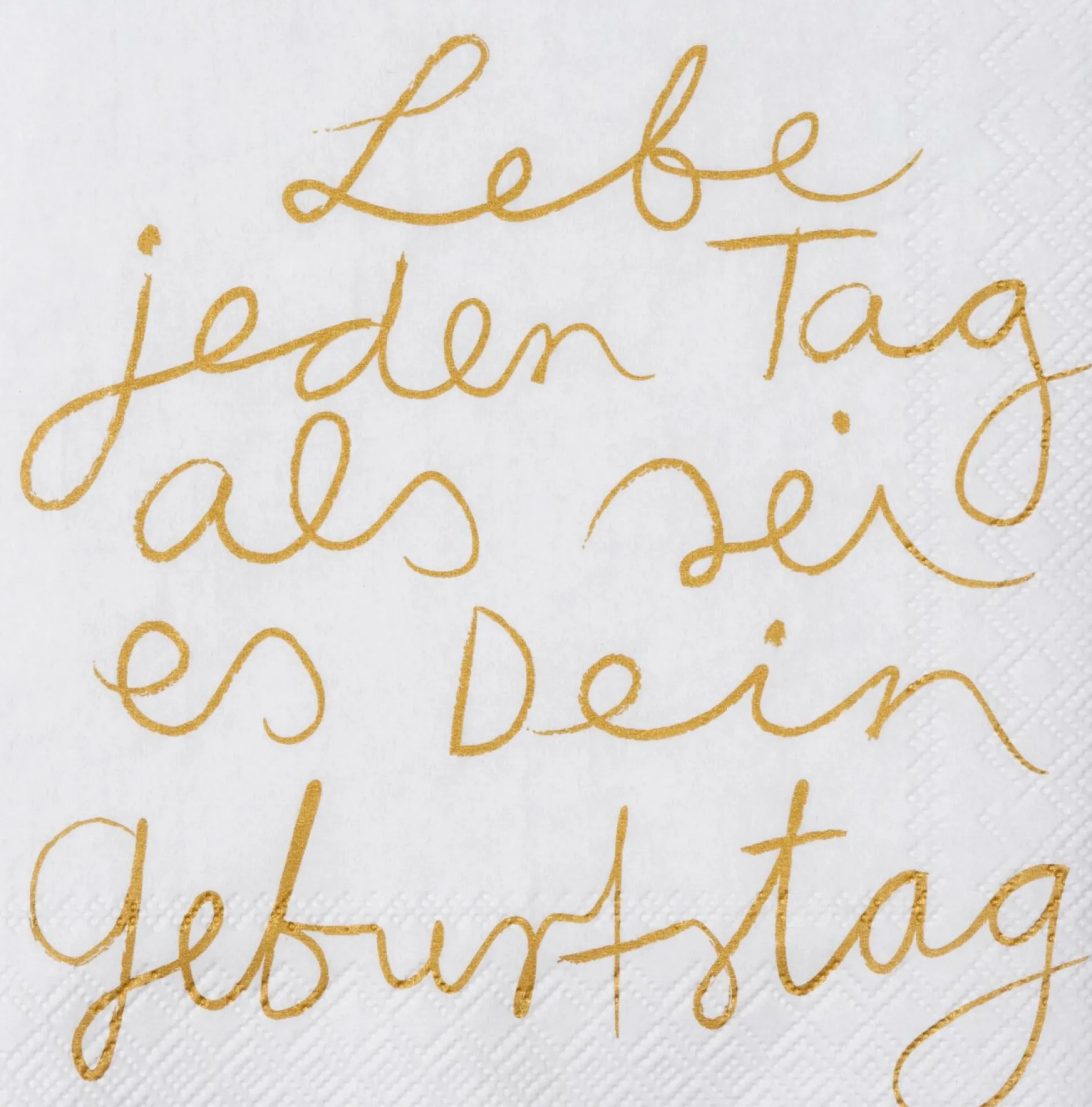 Servietten LEBE JEDEN TAG