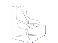 Sessel ROLF BENZ 586