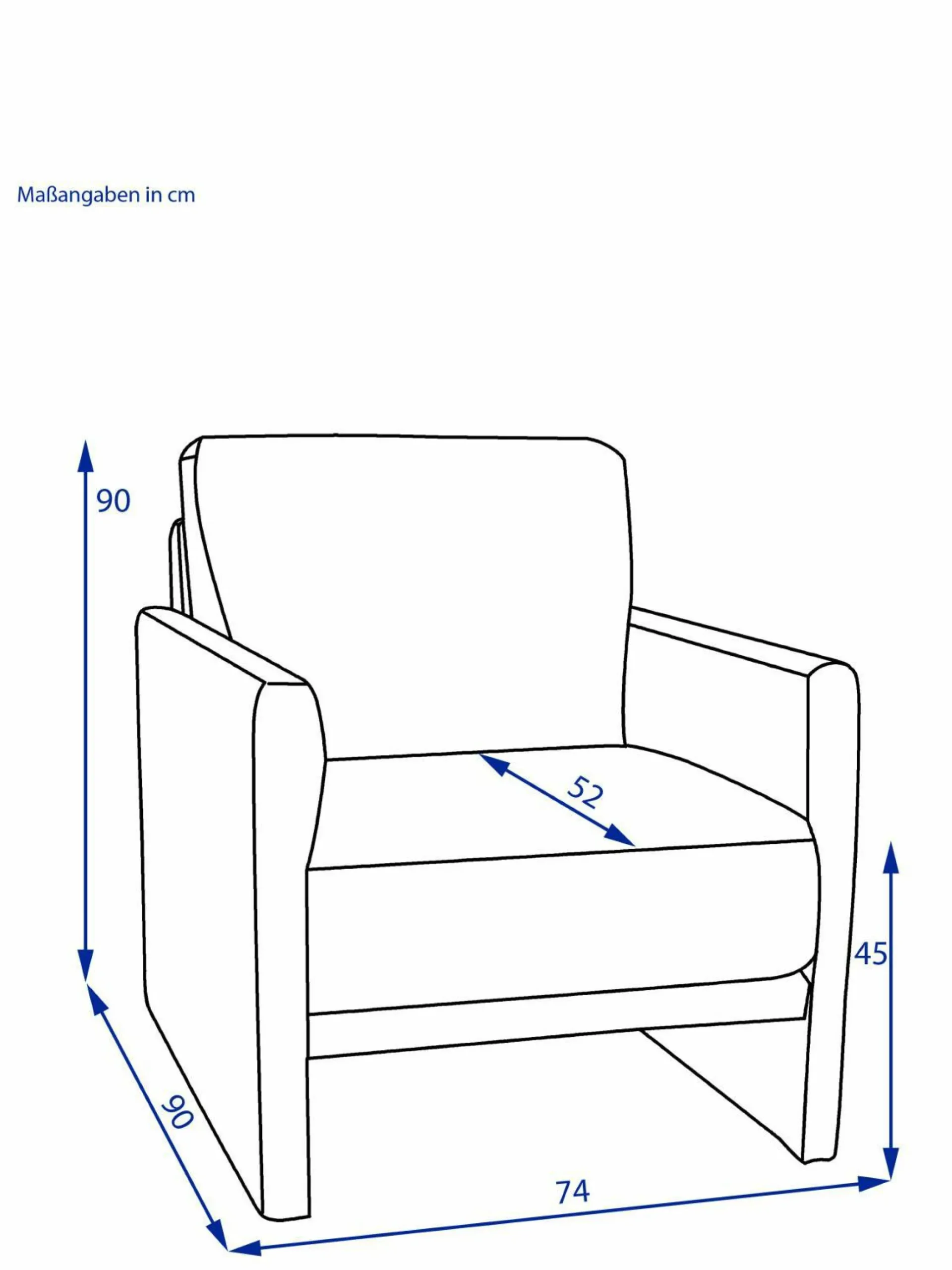 Sessel ROLF BENZ CARA