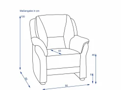 Sessel SYSTEMPOLSTER PALLADION