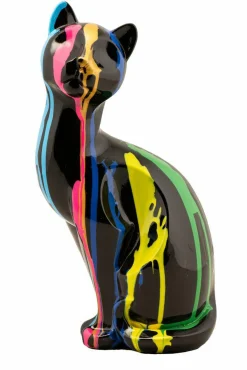Skulptur BUNTE KATZE II