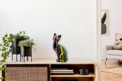 Skulptur BUNTE KATZE II