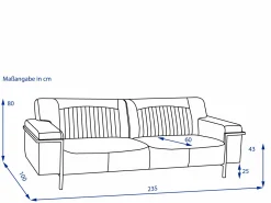 Sofa 3 Sitzer Bonanza