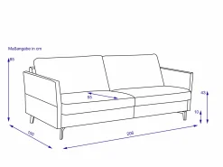 Sofa 2,5 Sitzer CLASSICS 990