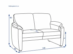 Sofa 2 Sitzer Elastoform STEVE