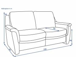 Sofa 2 Sitzer Elastoform STINA