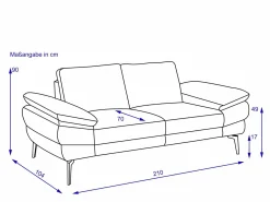 Sofa 2,5 Sitzer MONDO CIVITA