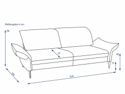 Sofa 3 Sitzer MONDO MIRUM