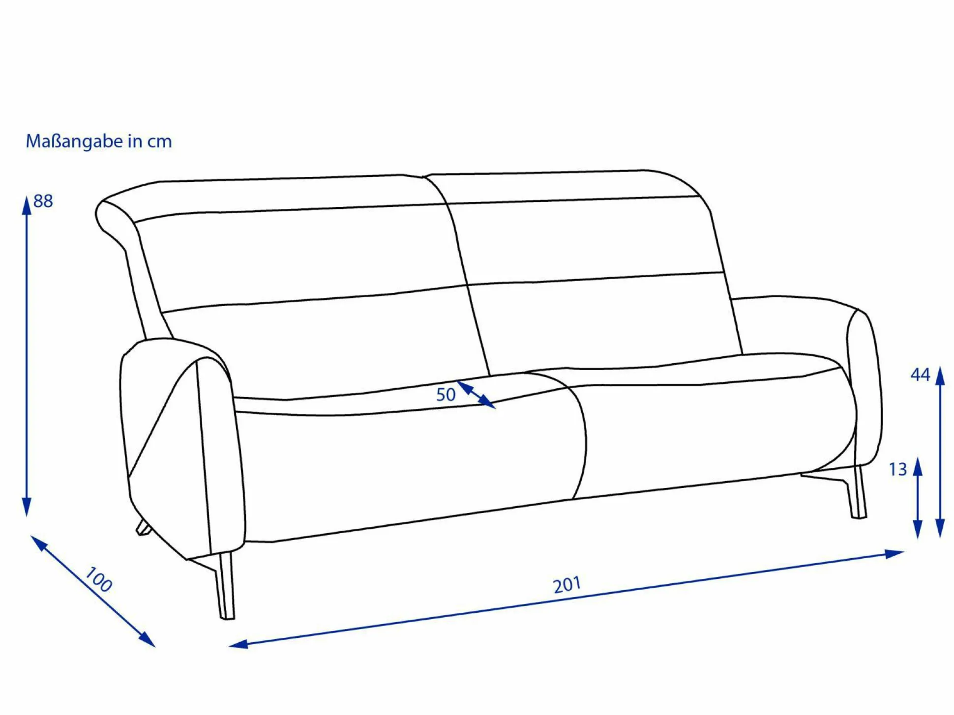 Sofa 3 Sitzer MONDO RECREO