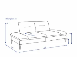 Sofa 2,5 Sitzer PACIFIC