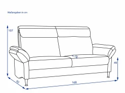 Sofa 2 Sitzer vito VOLLEY