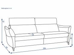 Sofa himolla 3 Sitzer MAINSTADT
