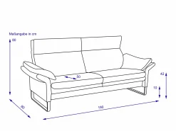 Sofa 2,5-Sitzer LUCCA