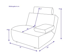 Sofaelement HARPER AVEIRO