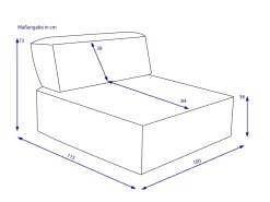 Sofaelement MONDO FELISSO