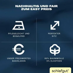 Spannbettlaken EASY Jersey