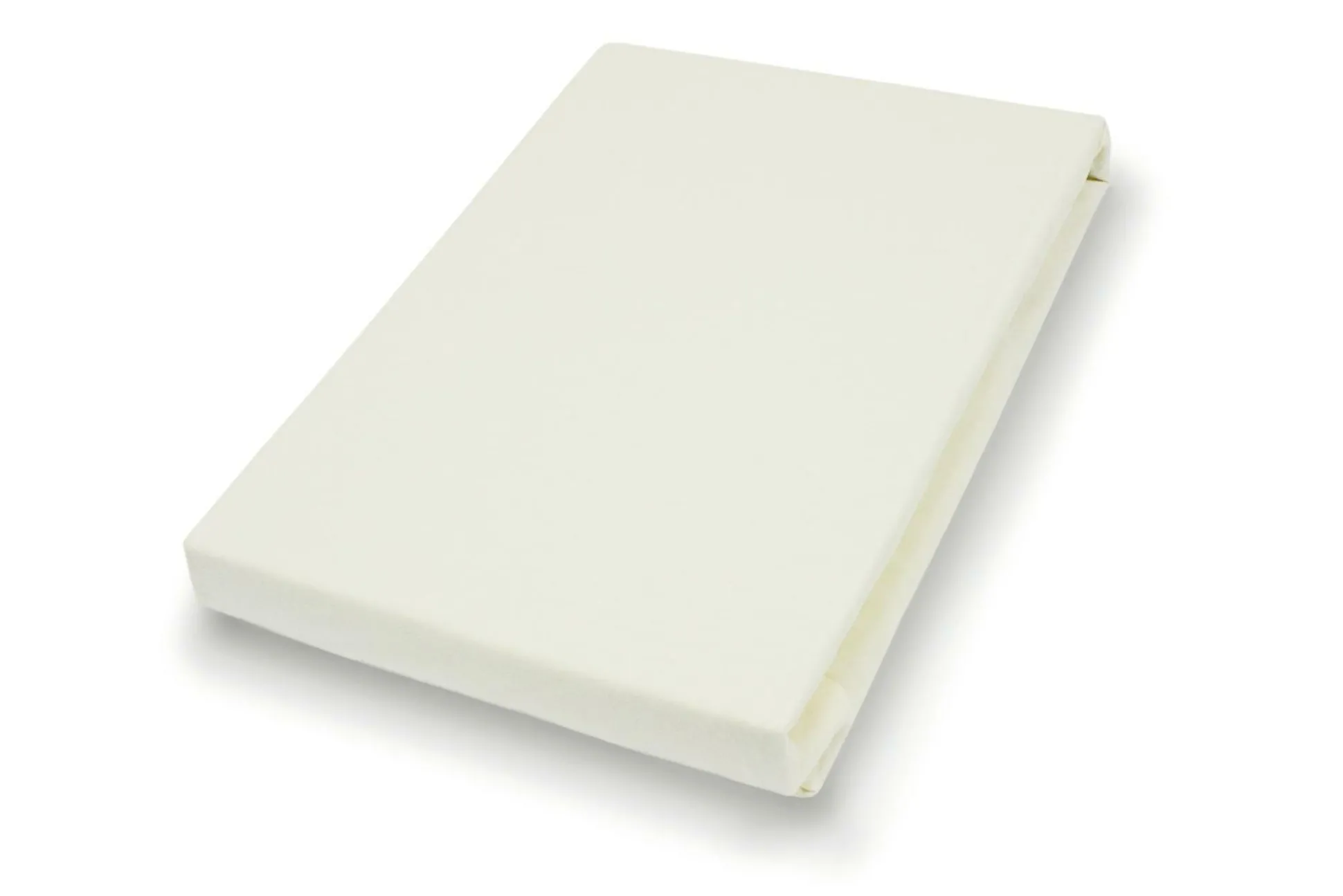 Spannbettlaken Jersey ecru