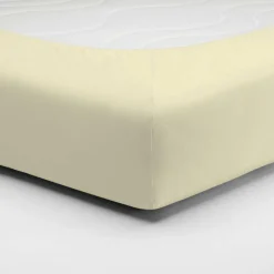 Spannbettlaken Jersey ecru