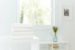 Spannbettlaken Jersey weiß