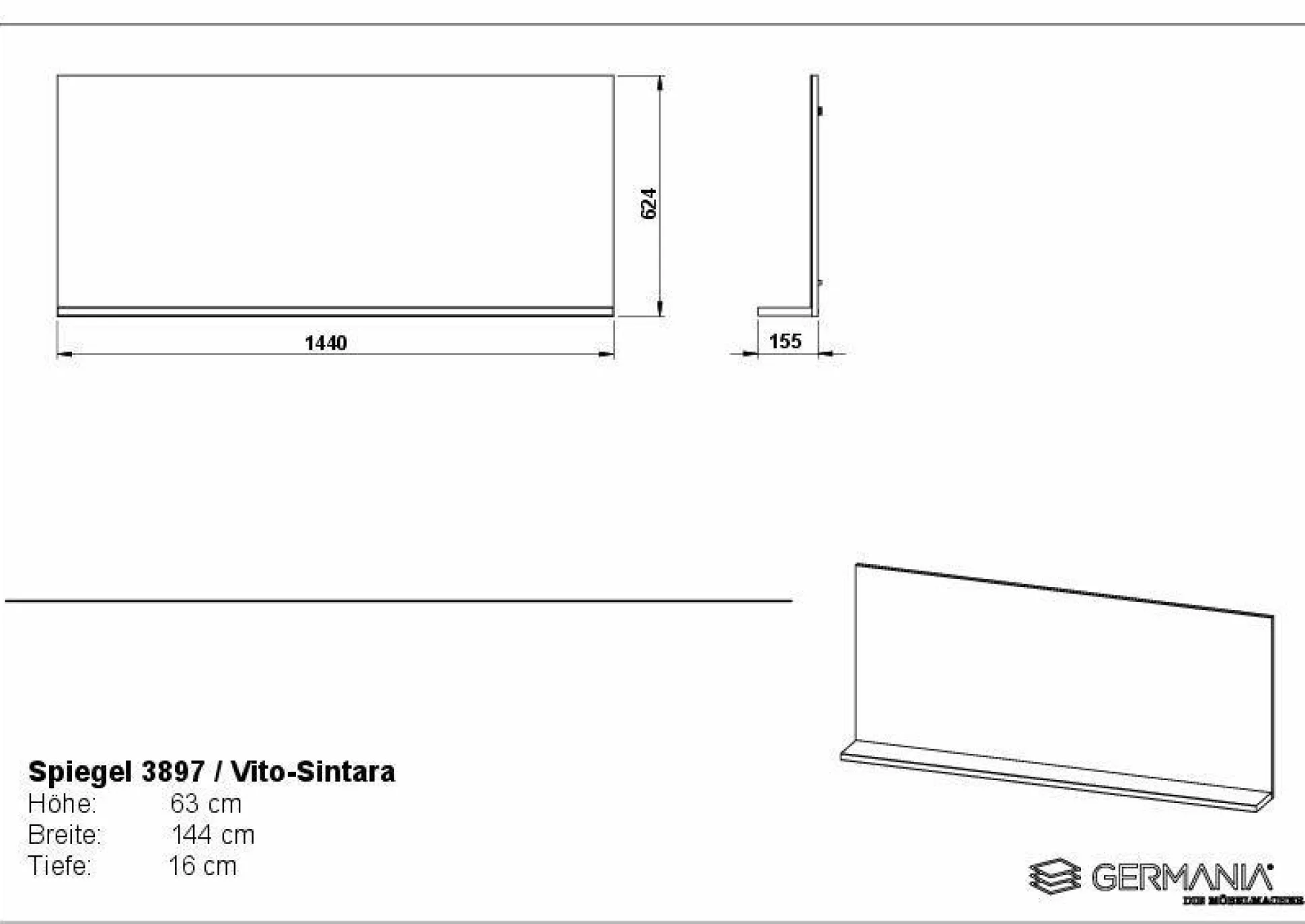 Spiegel vito SINTARA