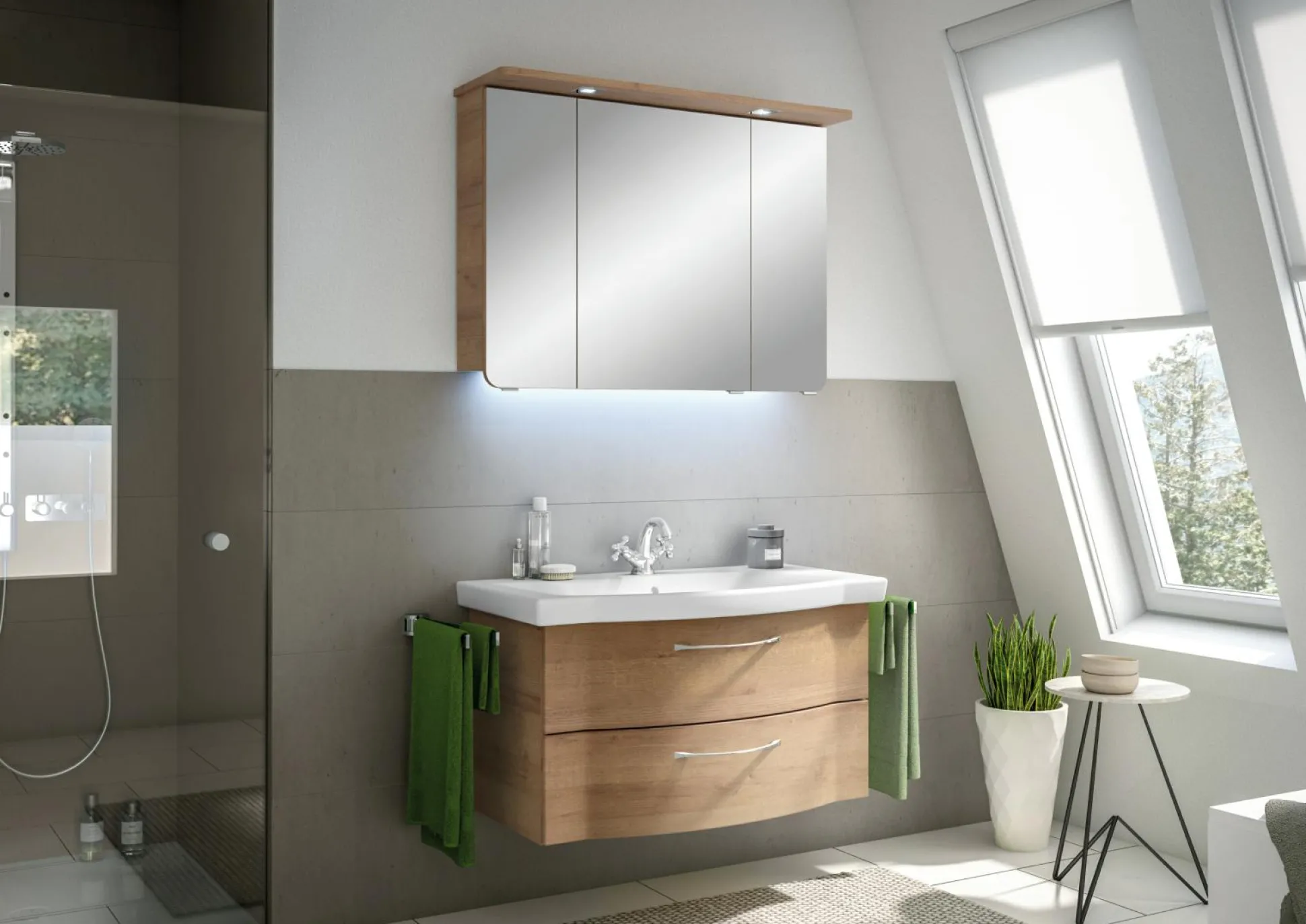 Spiegelschrank Aquarell ATHEN