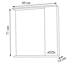 Spiegelschrank CASALO