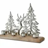 Teelichthalter Baum/Rentier