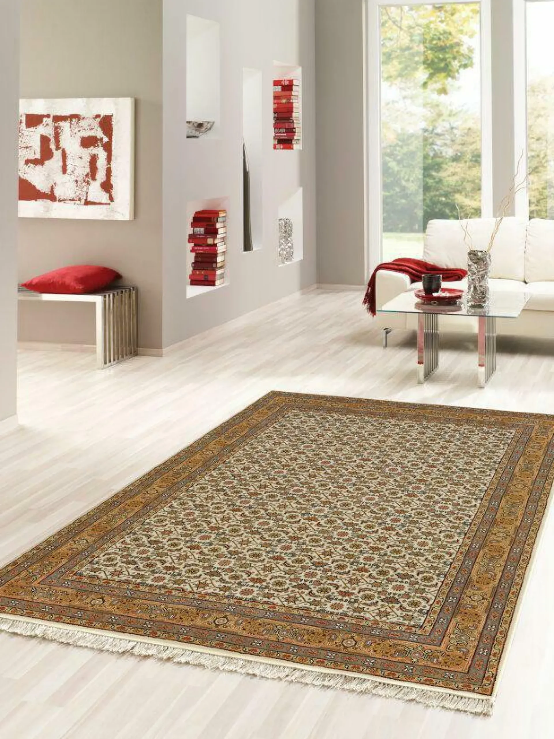 Teppich BENARAS Herati beige
