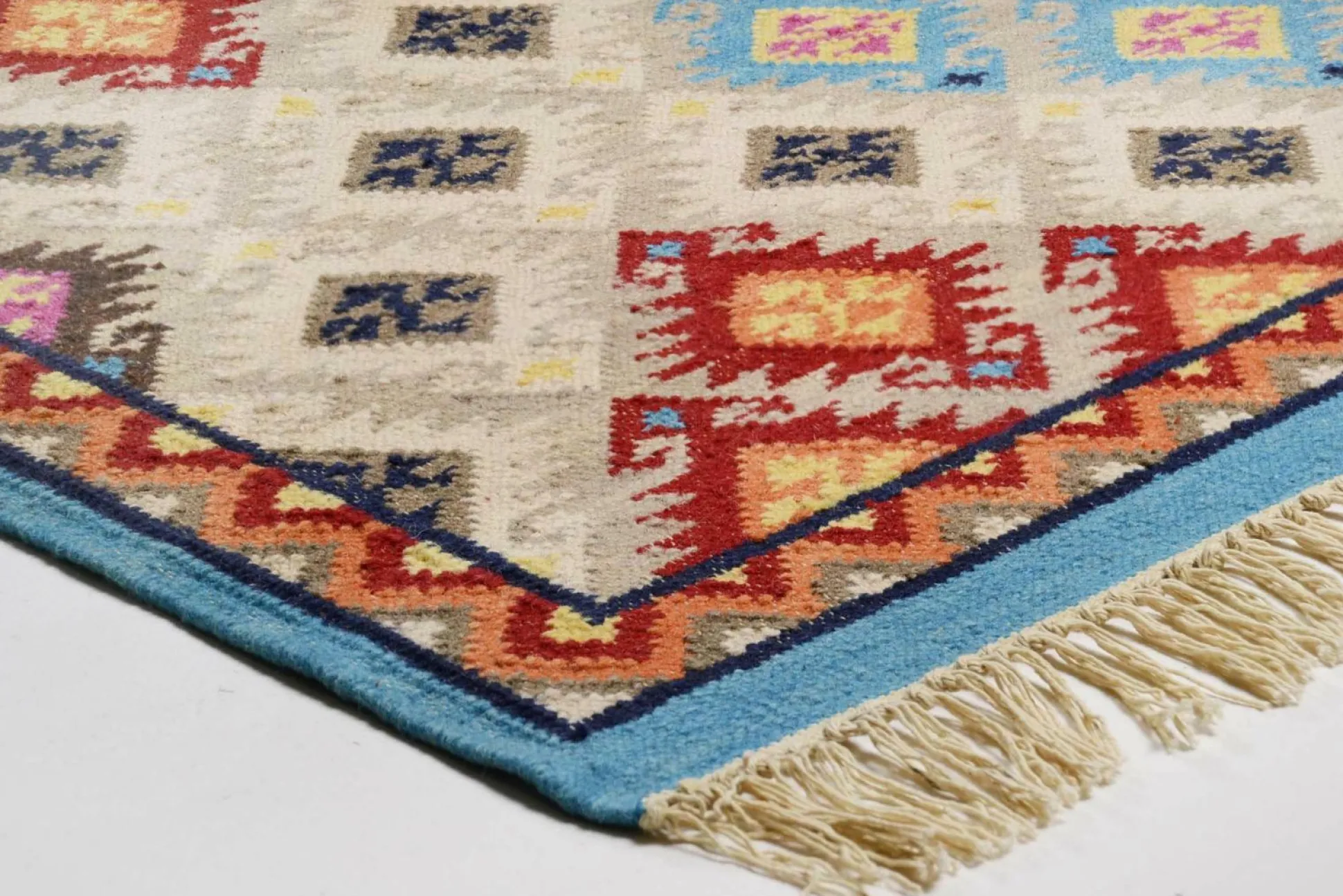 Teppich KELIM-ROYAL beige