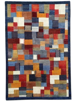 Teppich LORRI Nomad blau/multi