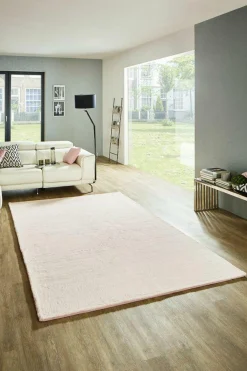 Teppich PLUSH rund rosa