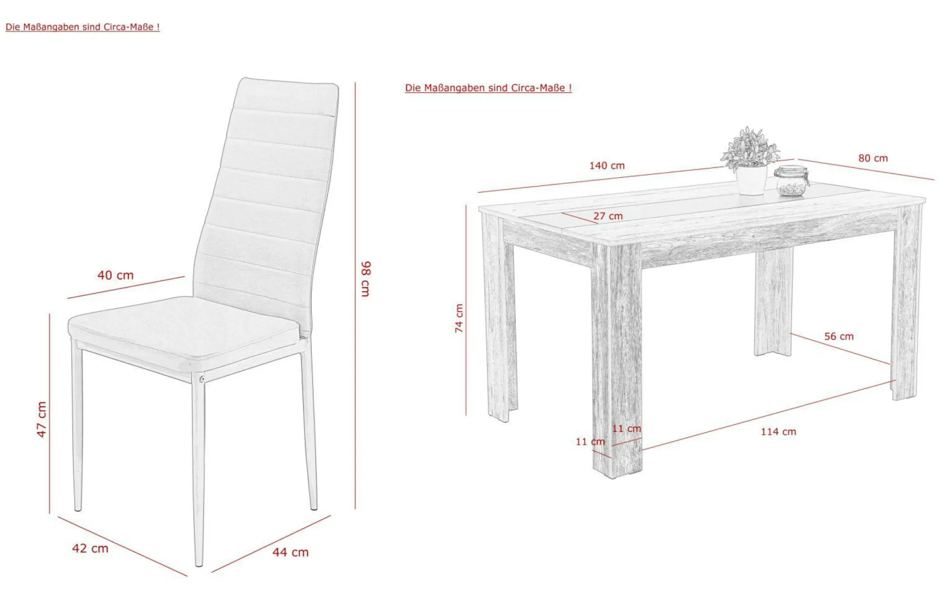 Tischgruppe HELENE IV