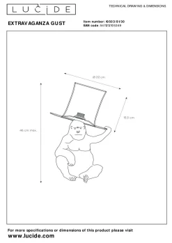 Tischleuchte EXTRAVAGANZA GUST