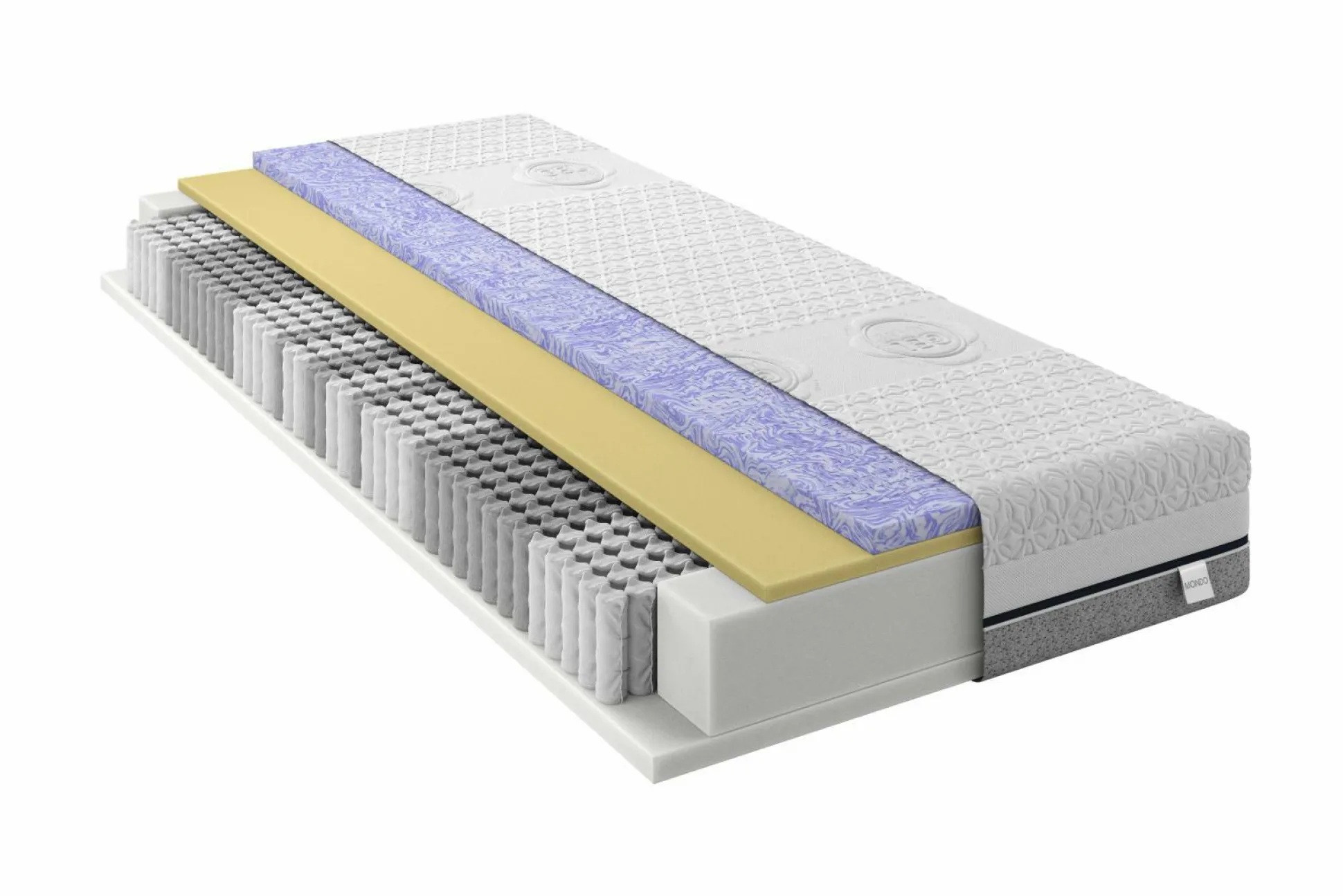 Tonnentaschenfederkernmatratze MONDO LIGULA Gel-active mX22