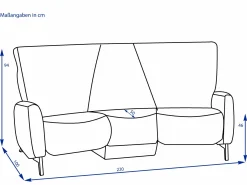 Trapezsofa MONDO RECREO
