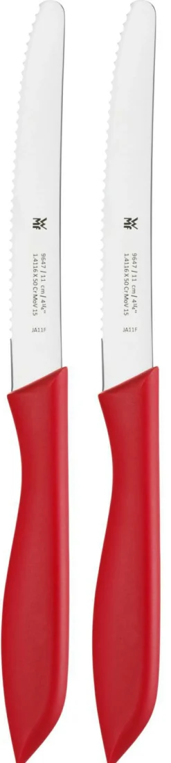 Vespermesser-Set WMF rot