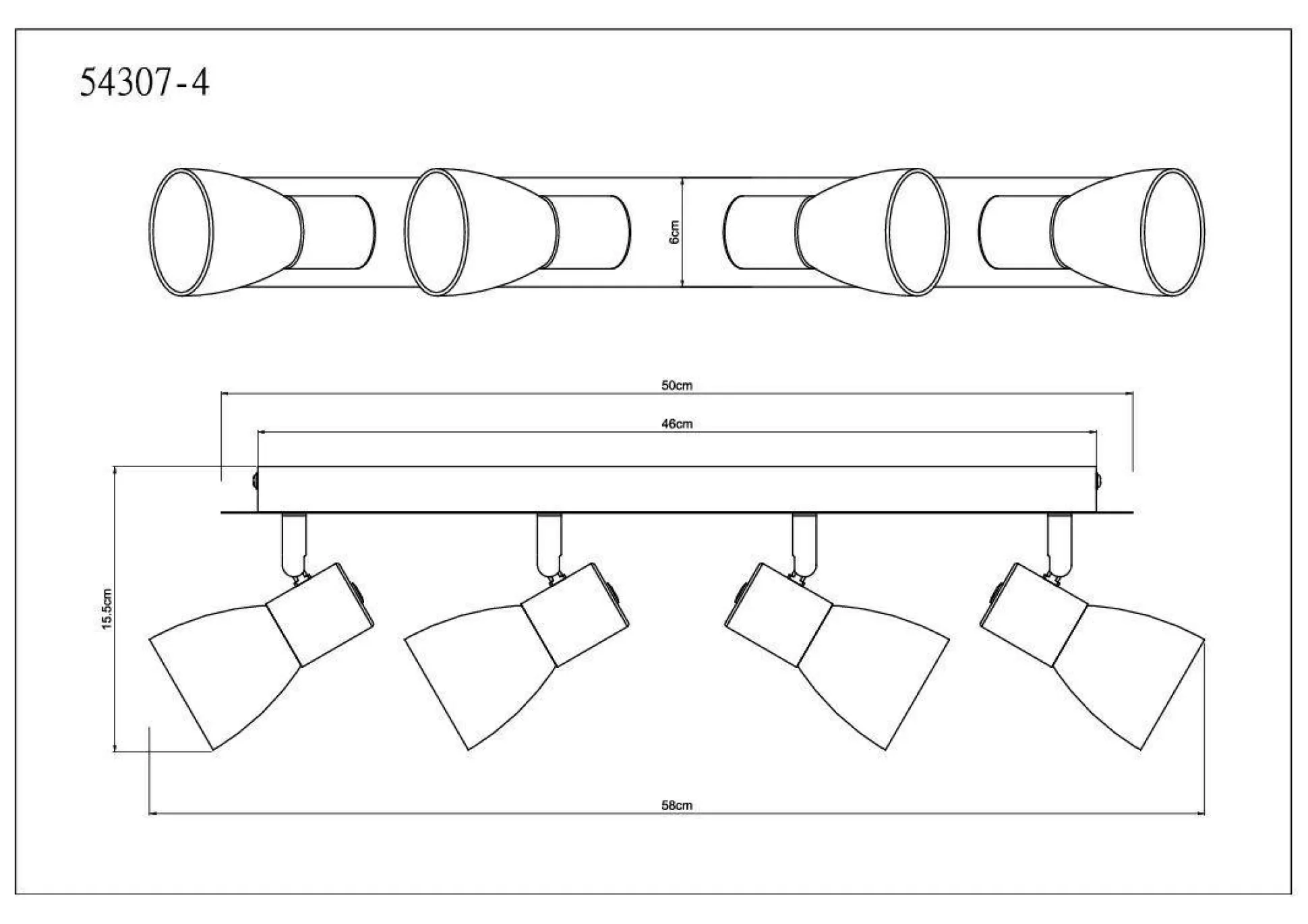 Wand-/Deckenspot CLAUDE