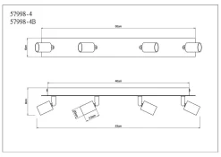 Wand-/Deckenspot DREW