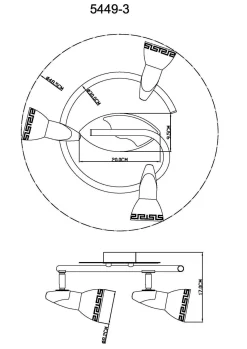Wand-/Deckenspot NOVARA