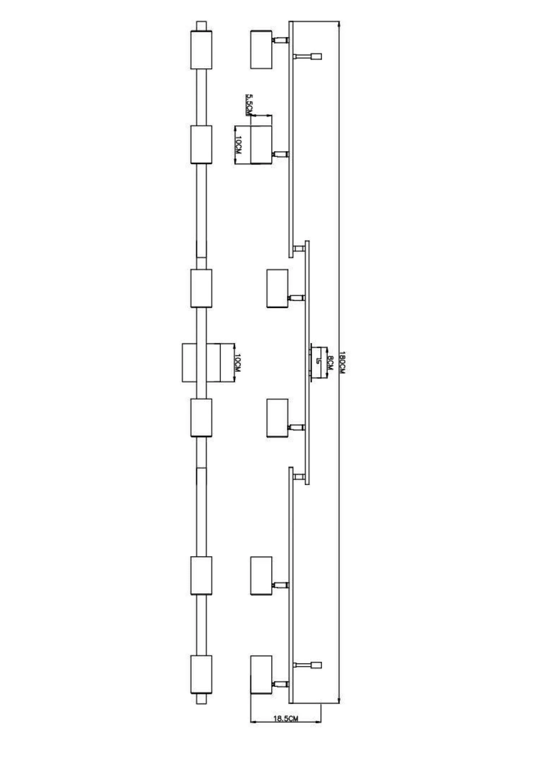 Wand-/Deckenspot ROBBY