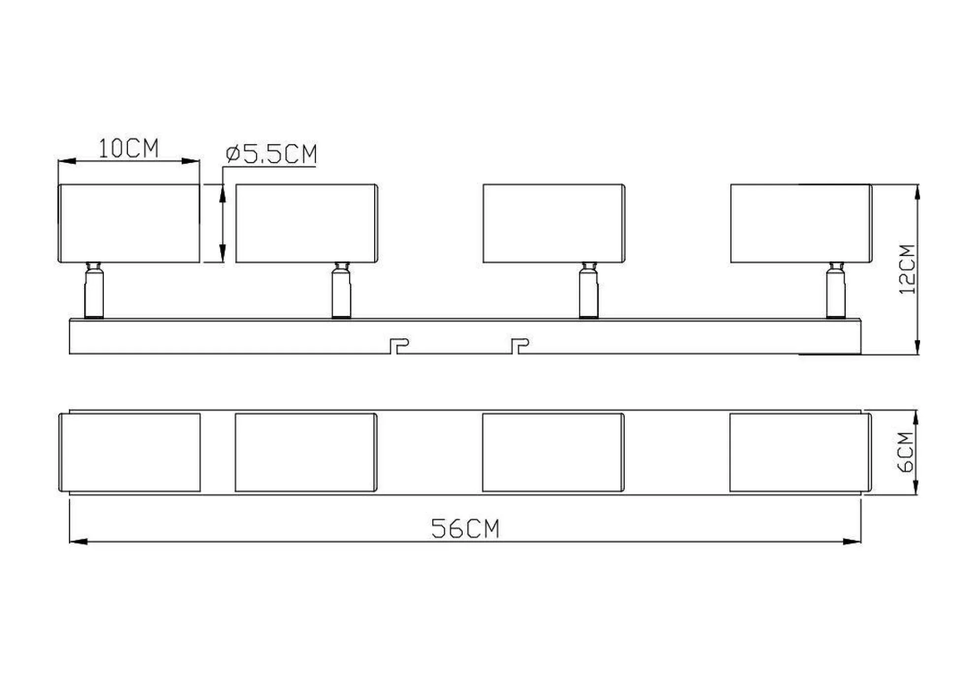 Wand-/Deckenspot ROBBY