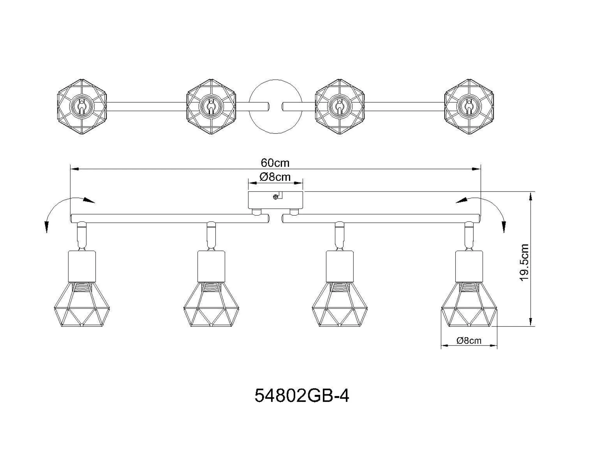 Wand-/Deckenspot XARA I